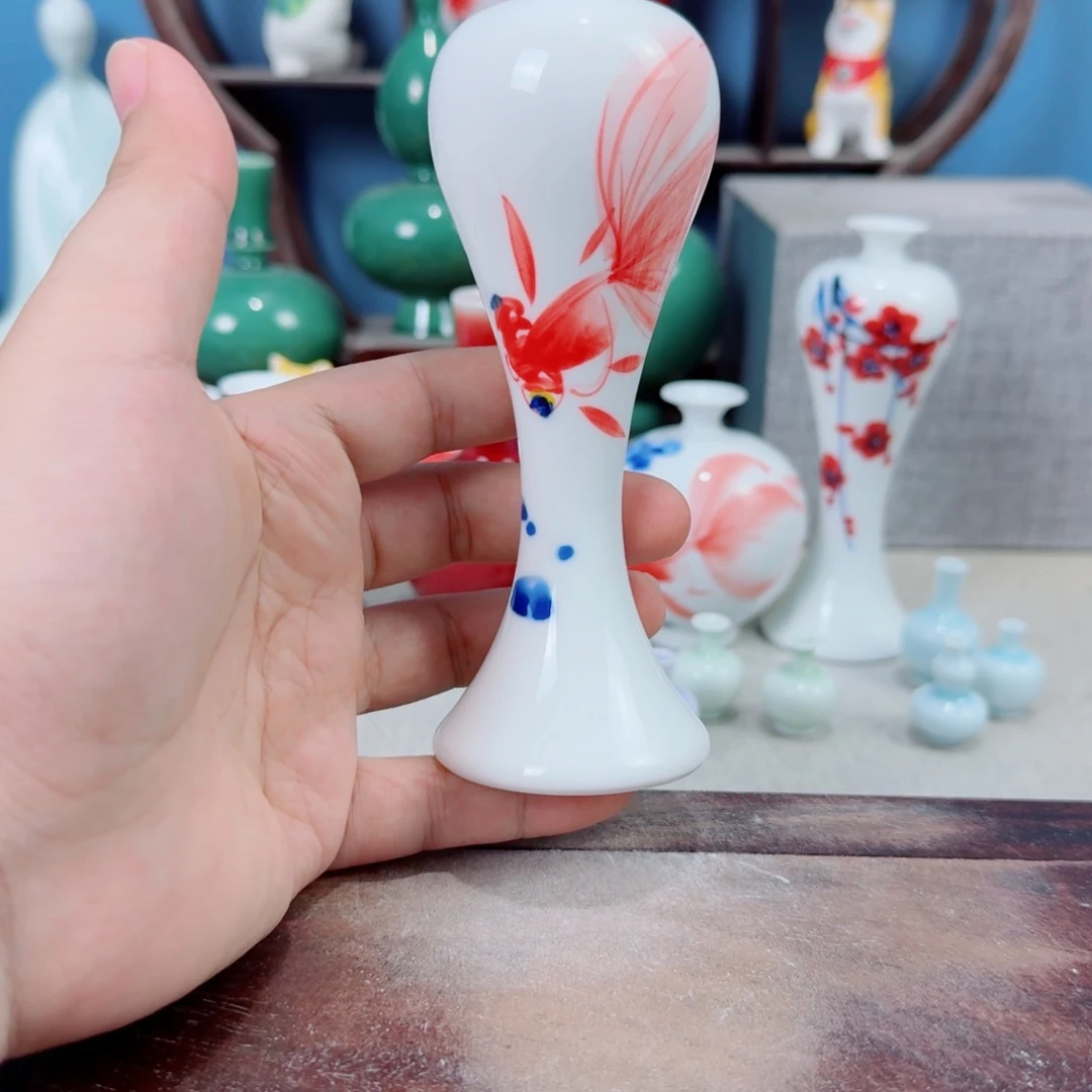 陶瓷手工小花器摆件
