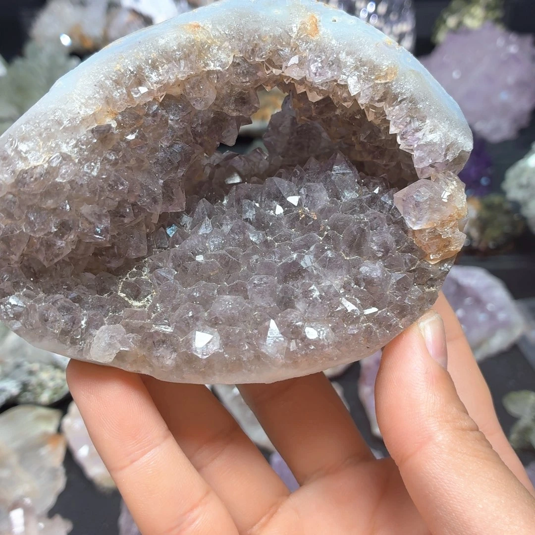 石材福利紫水晶晶洞