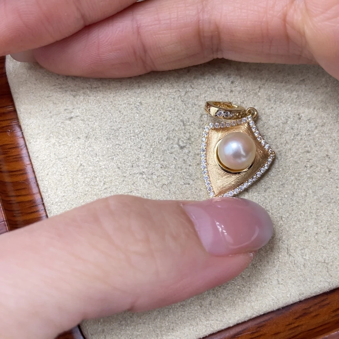 颈饰海水珍珠银S925镶嵌