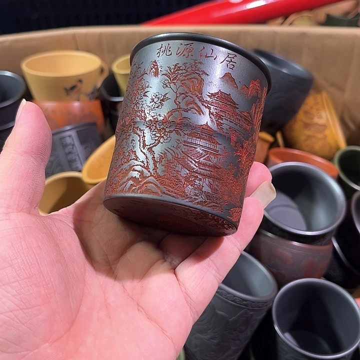 茶杯紫砂全手工紫砂主人杯