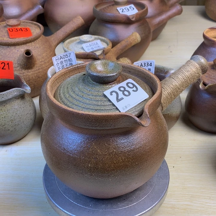 海***青云南手工柴烧烤茶罐1000毫升