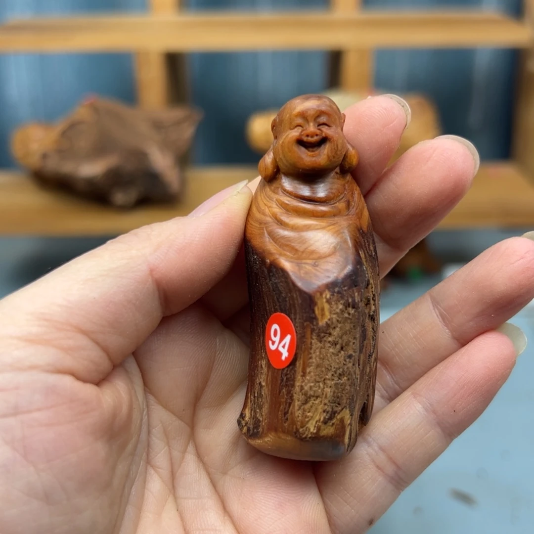老***妖木崖柏木摆件手把件