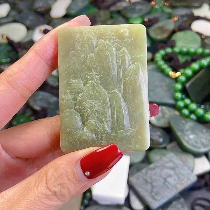 颈饰未镶嵌和田玉