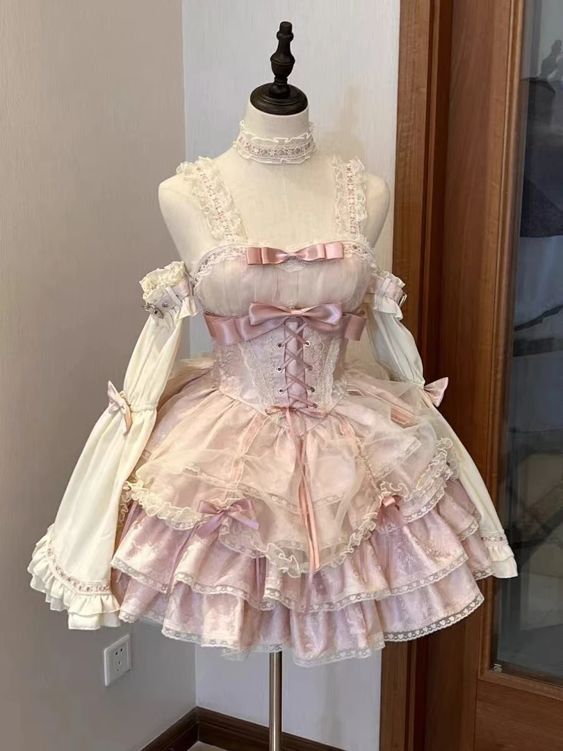 现货蔷薇JSK Lolita连衣裙