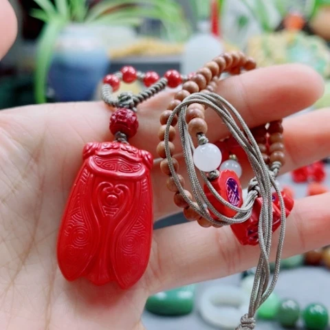 天然辰砂多样性发货一件