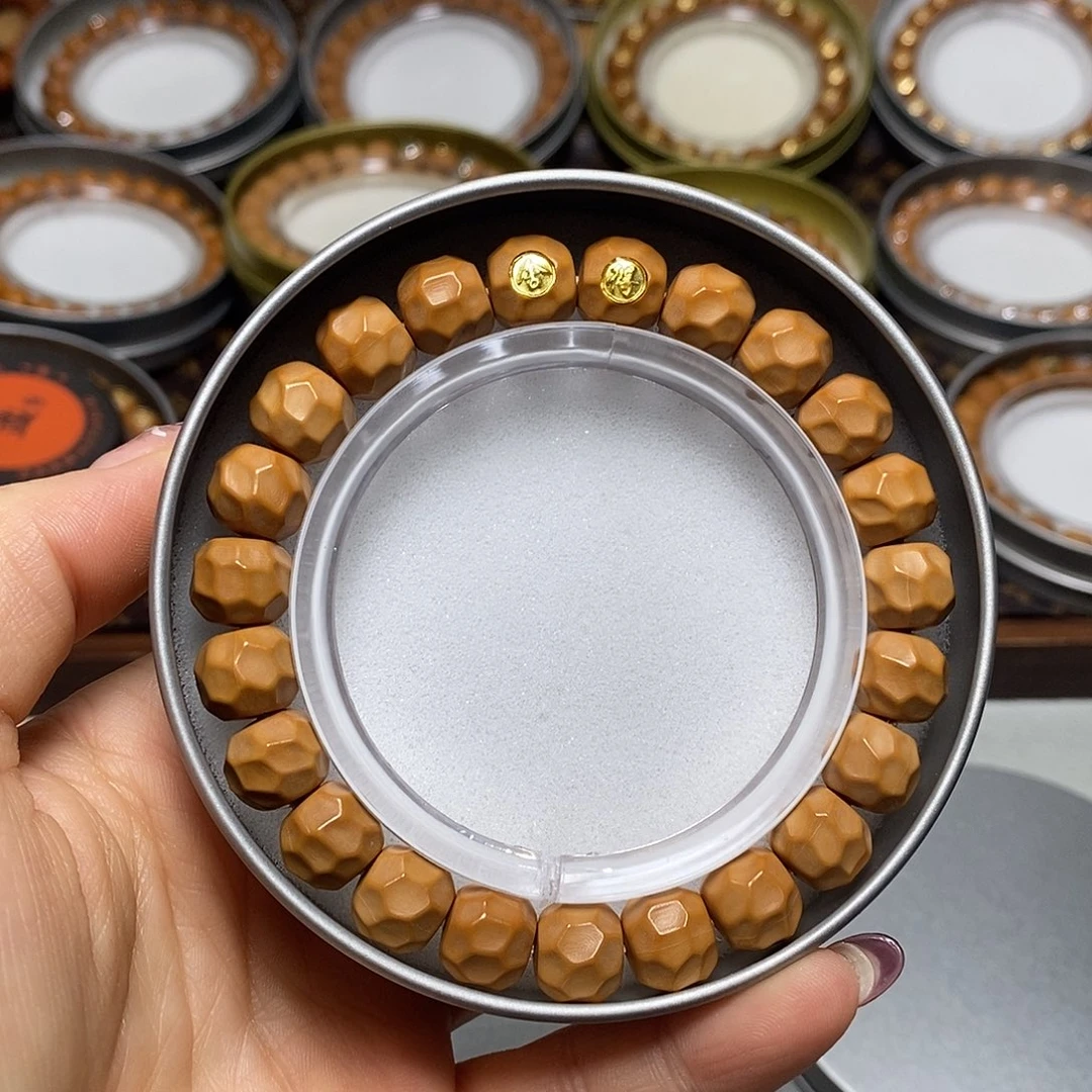 猴头核桃手串364号11左右18K双标黑金无相全品