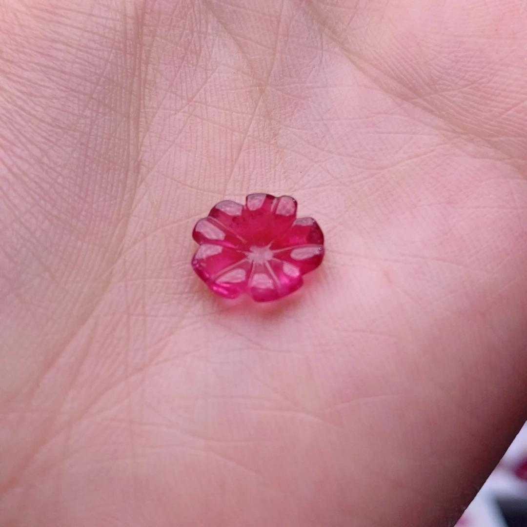 颈饰未镶嵌碧玺花花单颗yy