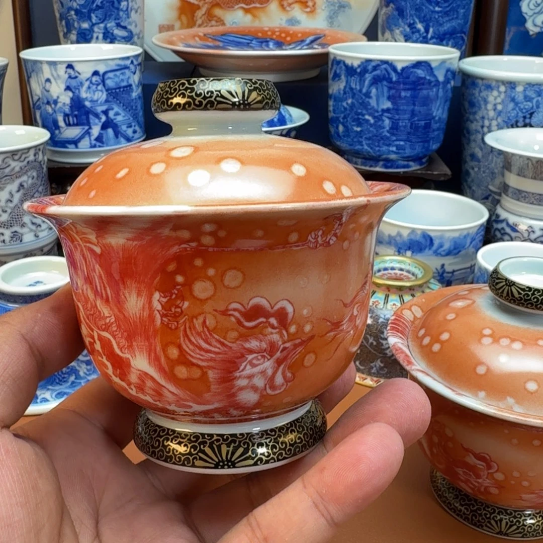 e***c杯子景德镇全手工手绘陶瓷