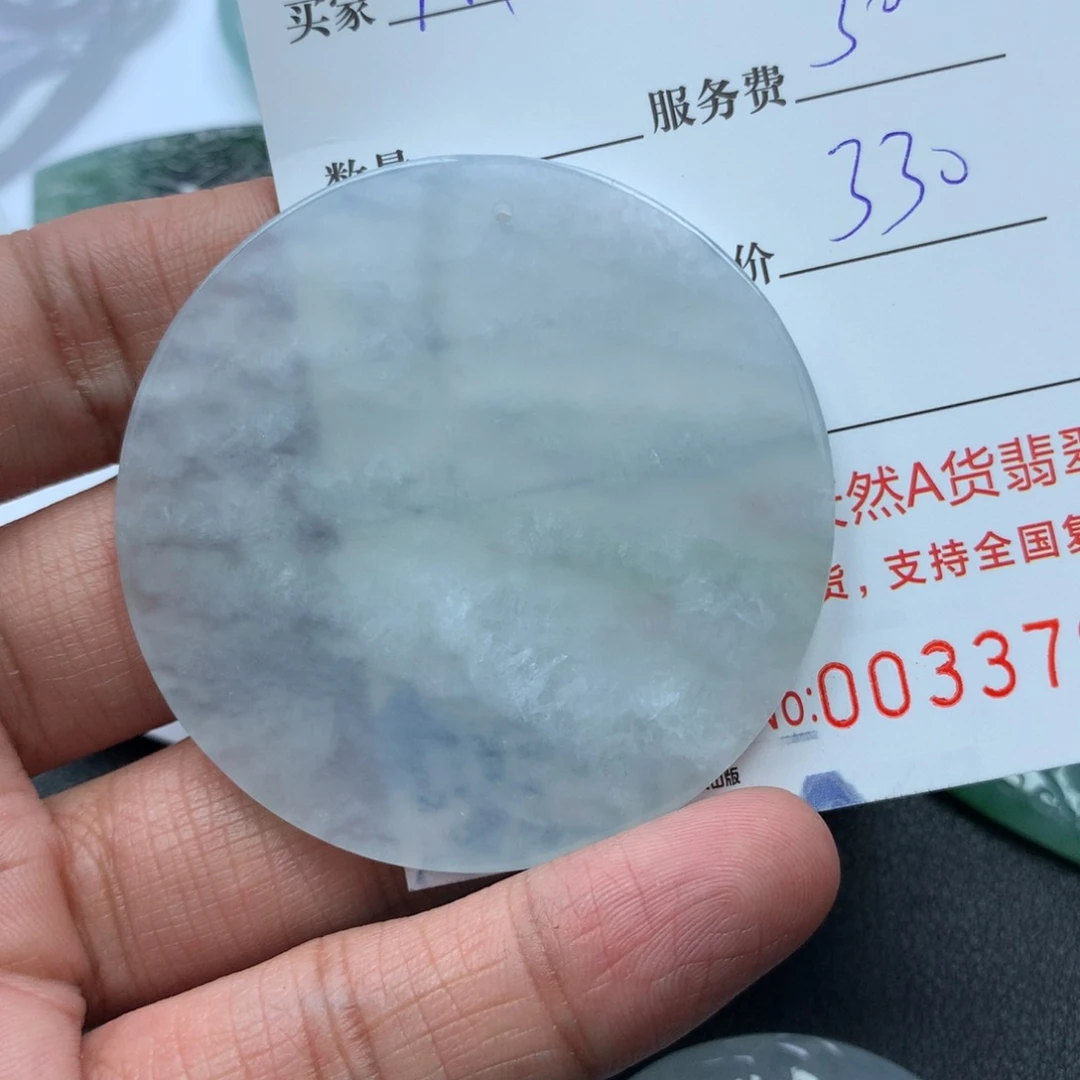 翡翠颈饰未镶嵌M****n缅甸天然A货翡翠