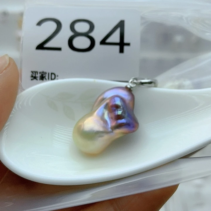 淡水珍珠颈饰银S925镶嵌晖*