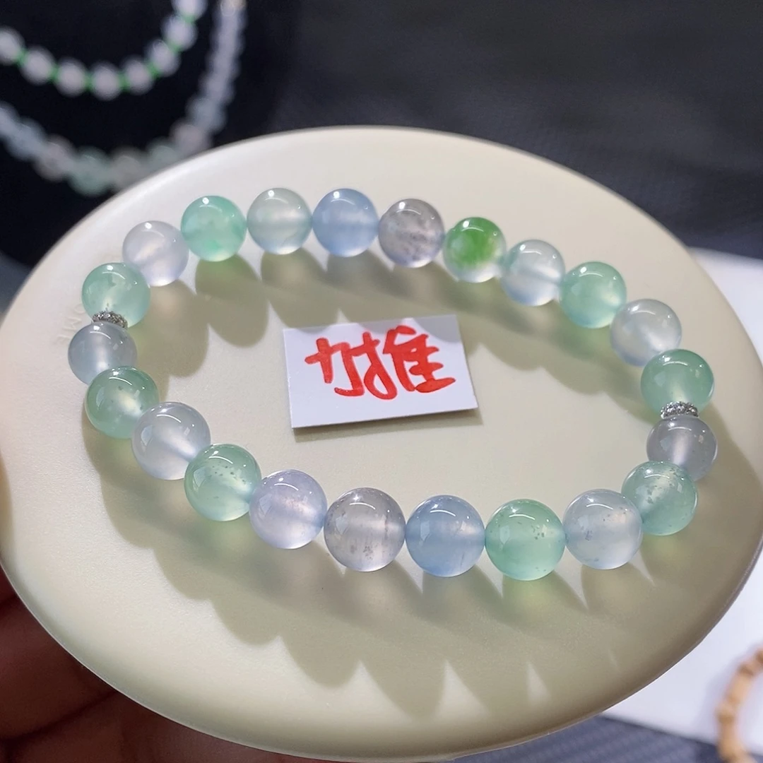 翡翠手链未镶嵌力推款手串