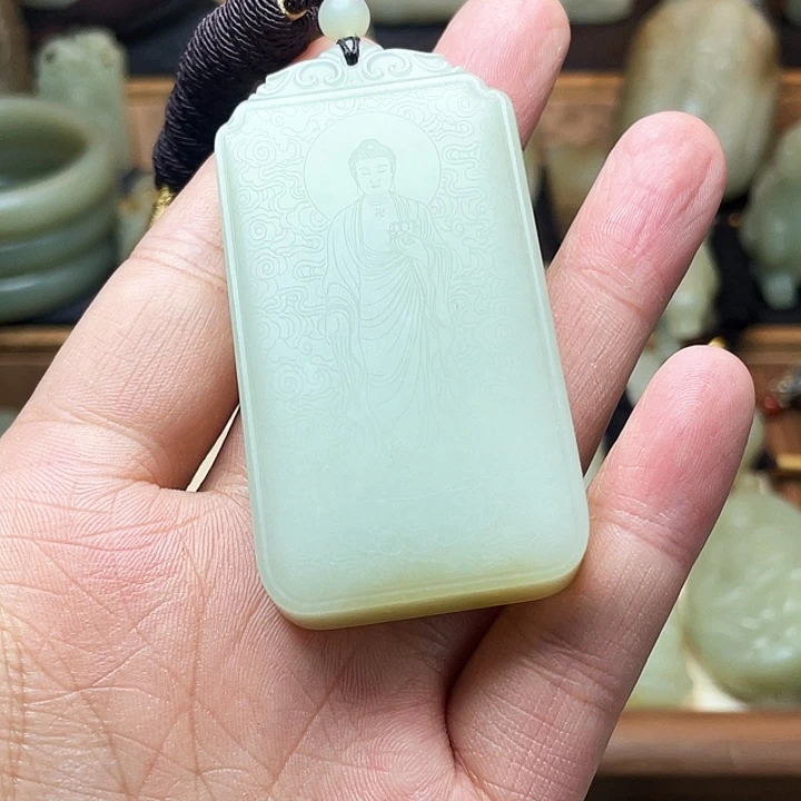 和田玉颈饰未镶嵌