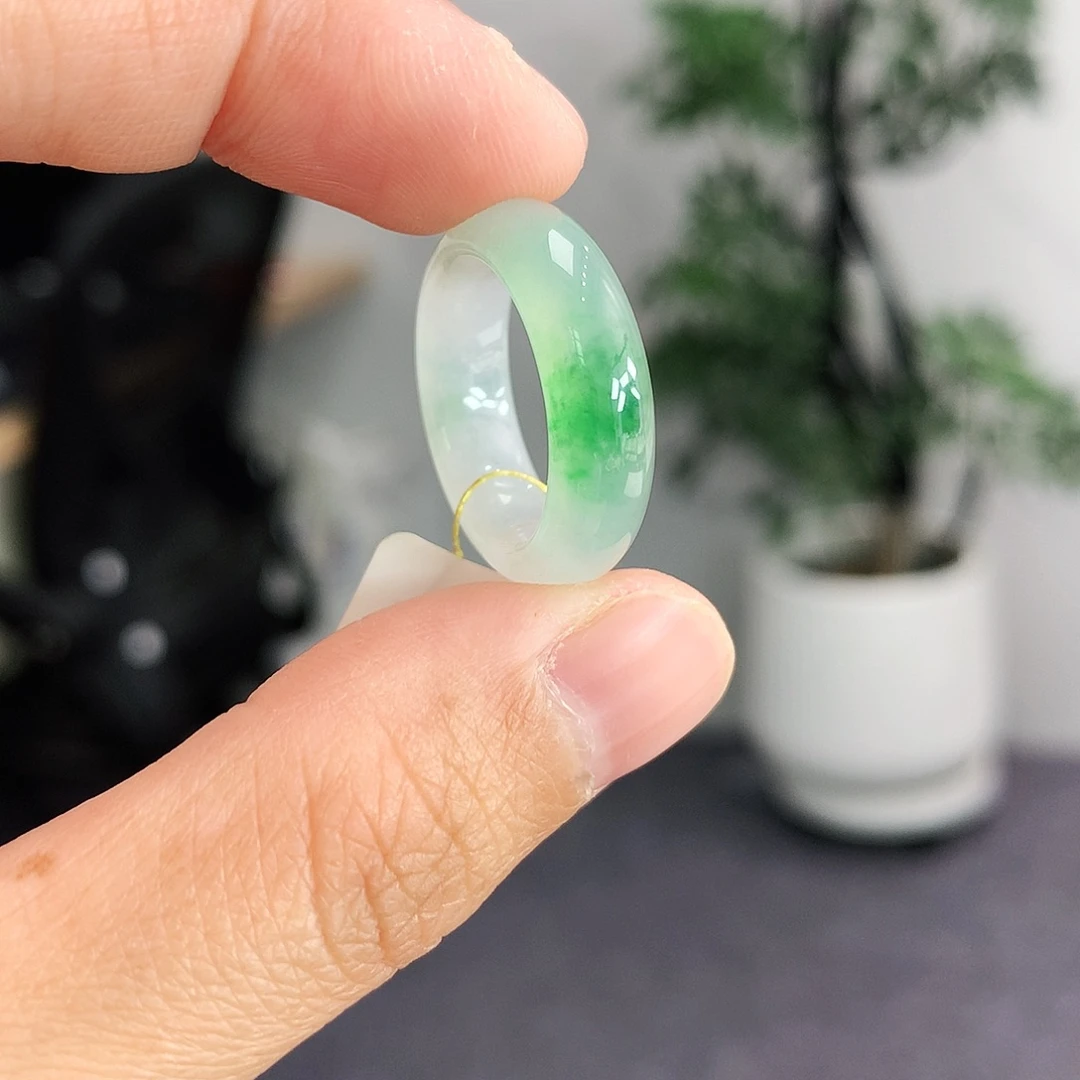 翡翠未镶嵌戒指10-11号