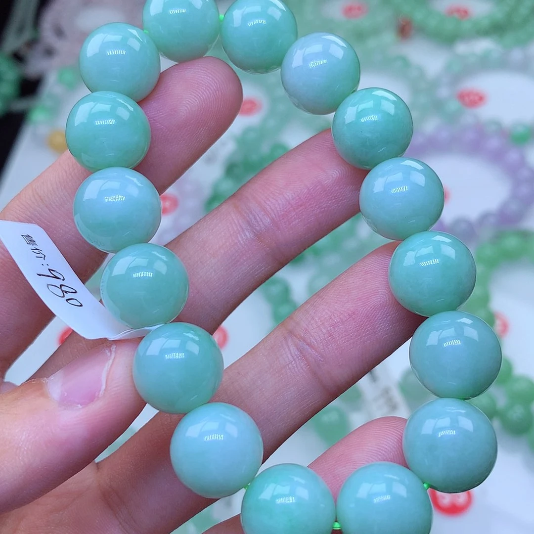 翡翠未镶嵌毛衣链