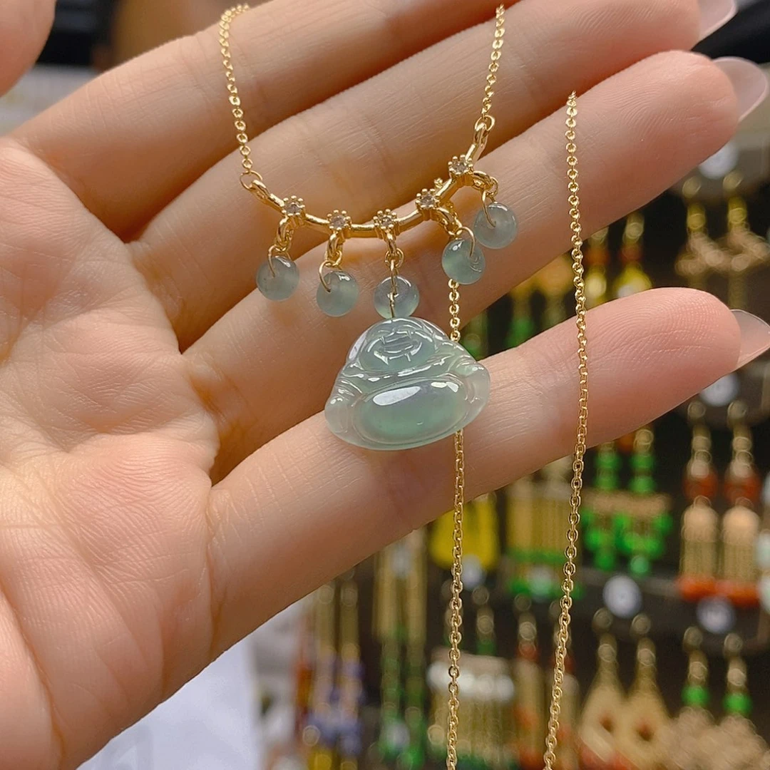 翡翠合金耳饰翡翠