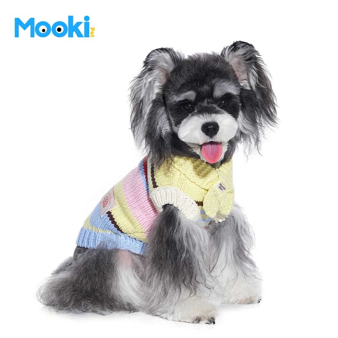 mookipet狗狗猫咪毛衣背心秋季2025比熊雪纳瑞约克夏小型犬衣服