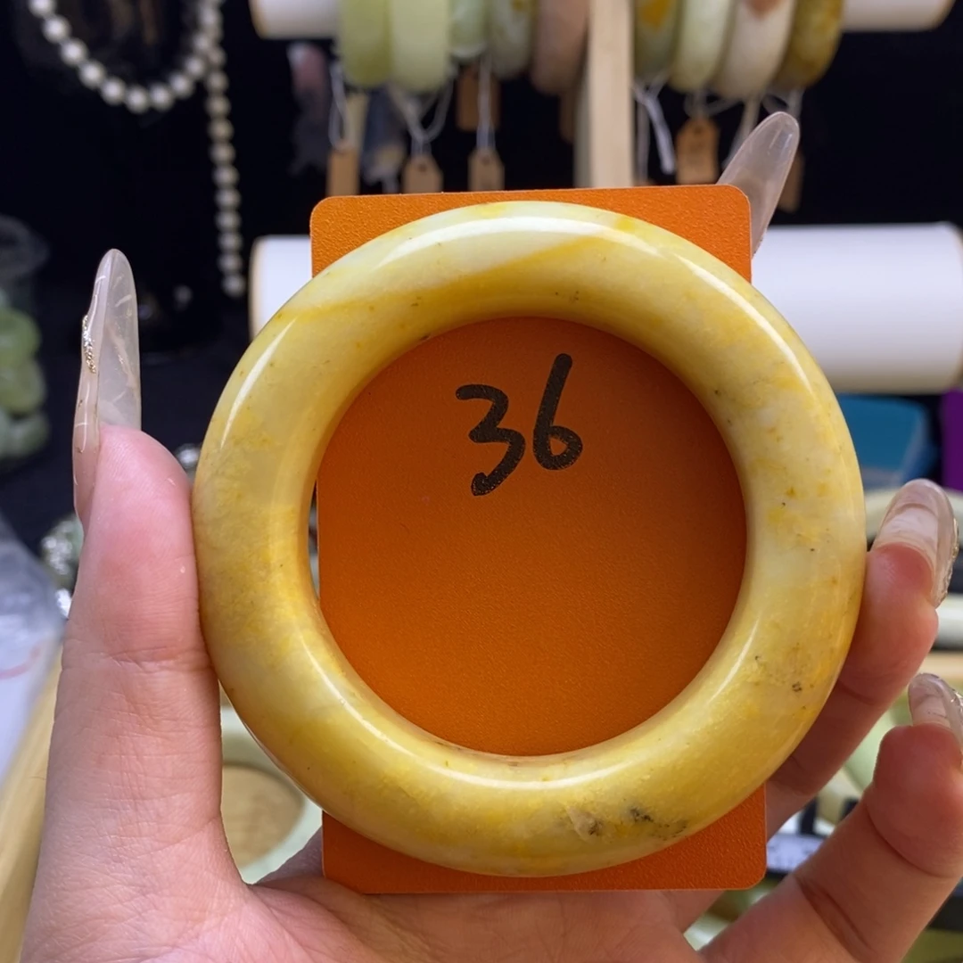 蛇纹石玉未镶嵌手镯52.3