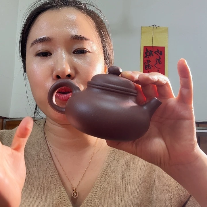 茶壶紫砂紫泥容天300cc