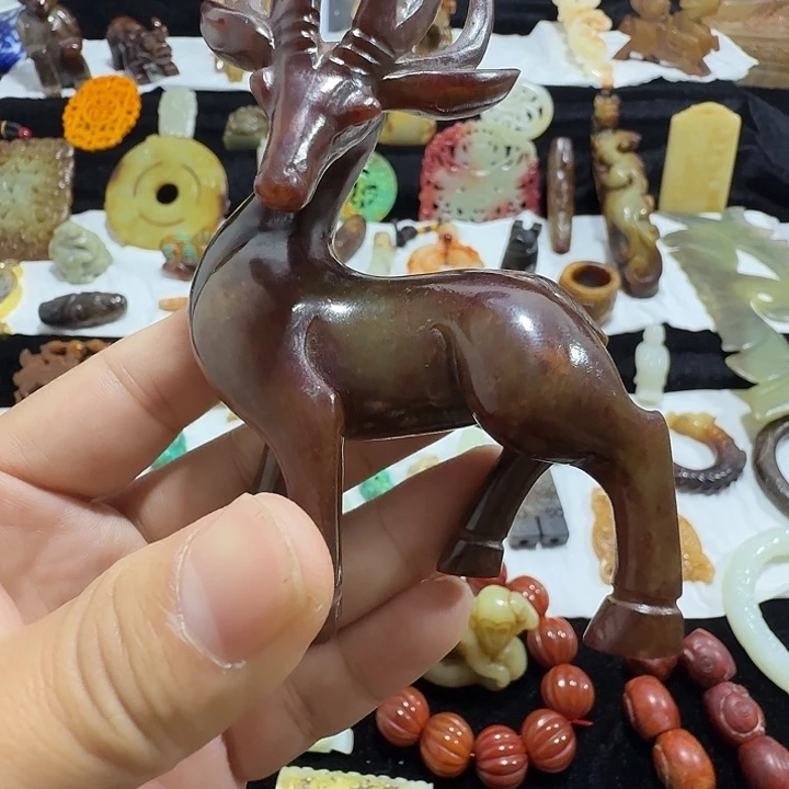 何***子摆件瓷玉1111111111111111
