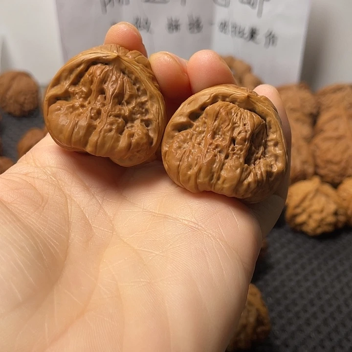 把件文玩核桃35蛤蟆头蛇