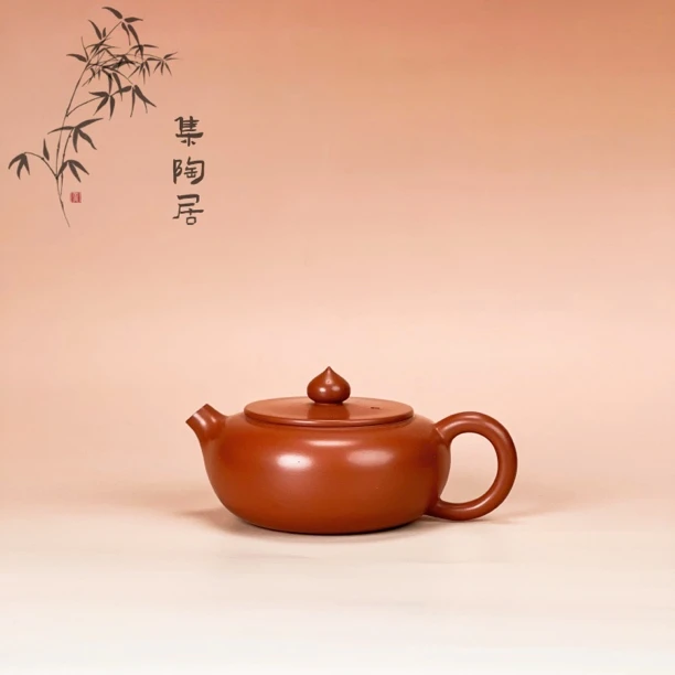 120cc复烧婉婷壶 球孔 广西钦州坭兴陶纯手工茶壶