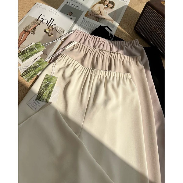 【空气裤】三菱三醋酸空气神裤！ 显瘦百搭松紧腰醋酸裤子（力推玉米