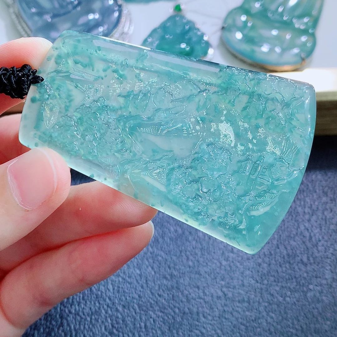 颈饰未镶嵌翡翠翡翠
