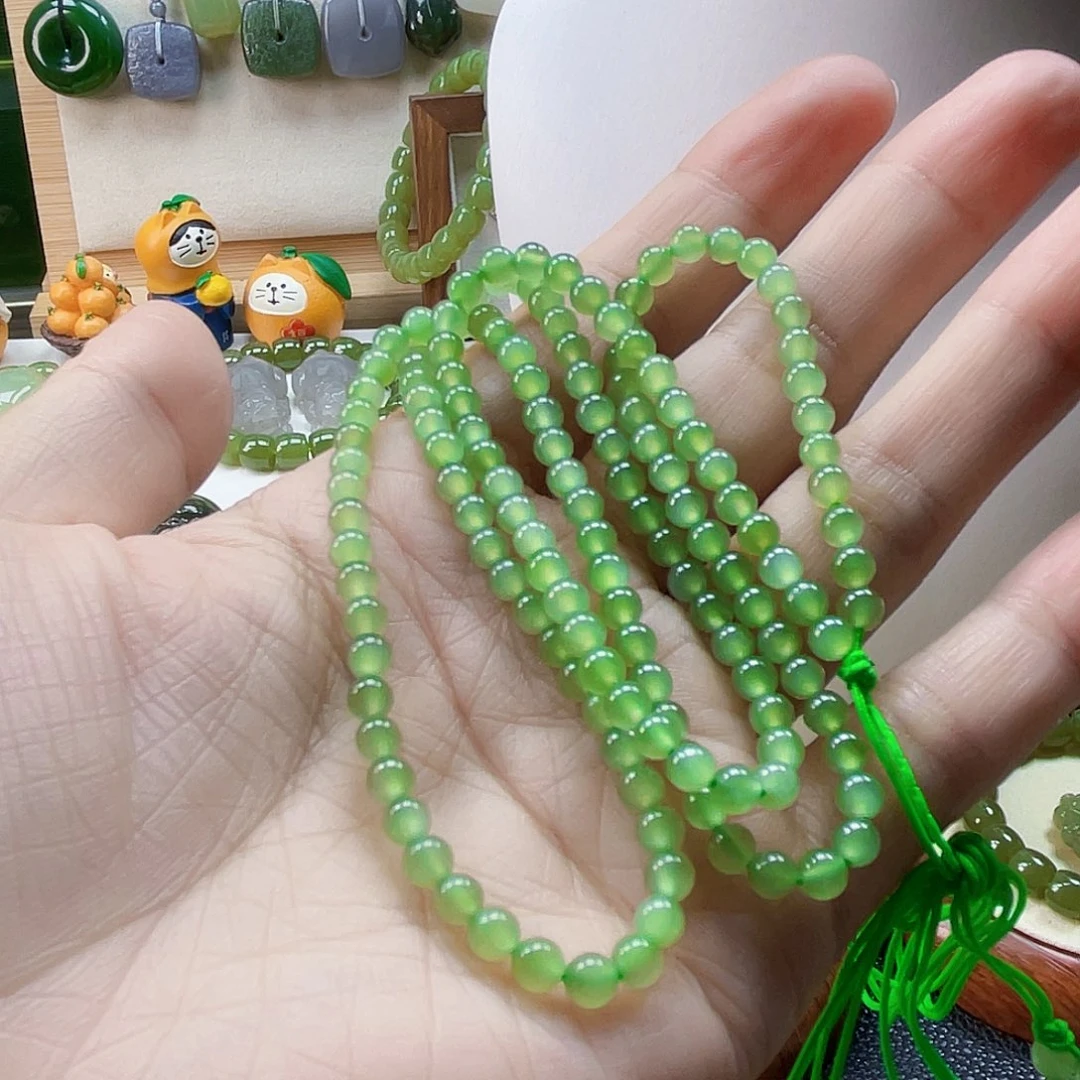 和田玉未镶嵌项链四***?