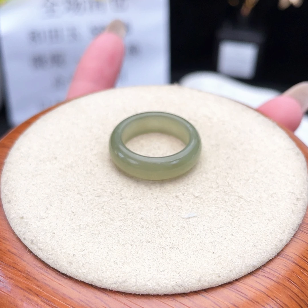 和田玉戒指未镶嵌A28冰葡萄17.1不退换