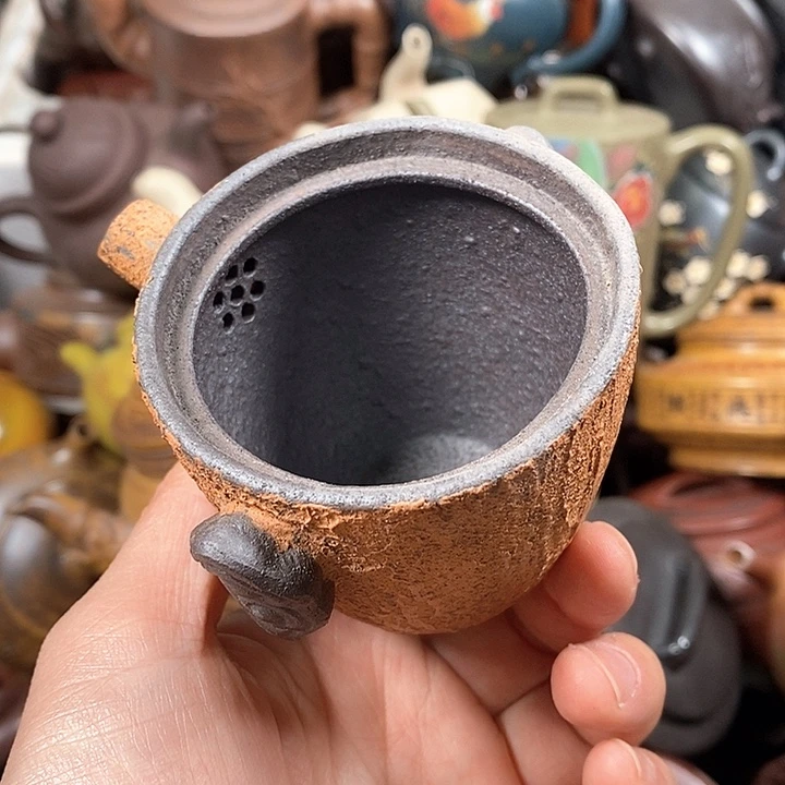 茶壶紫砂微瑕无盖