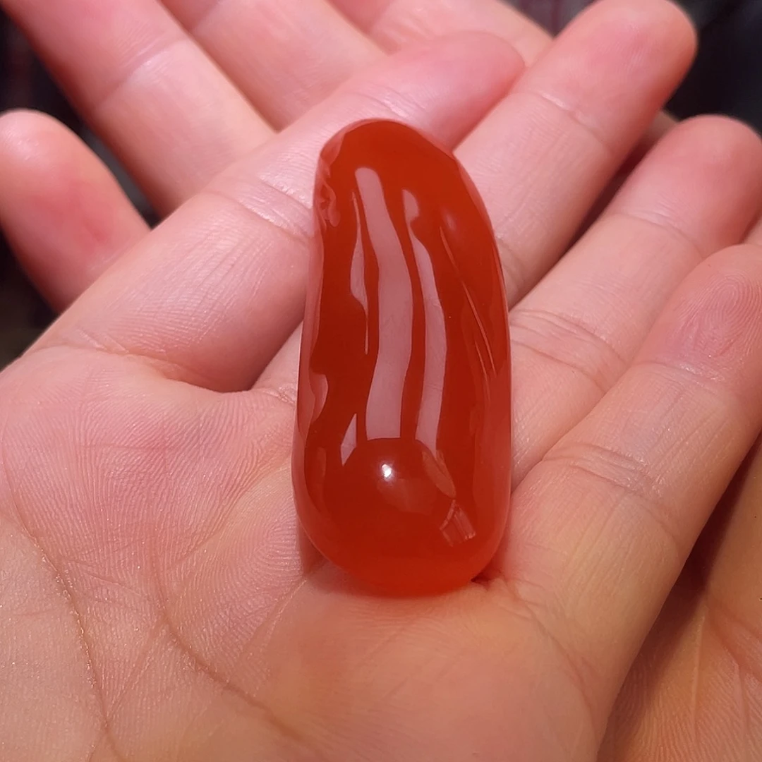 南红玛瑙原矿南红大黑洞吊坠未镶嵌璎**可