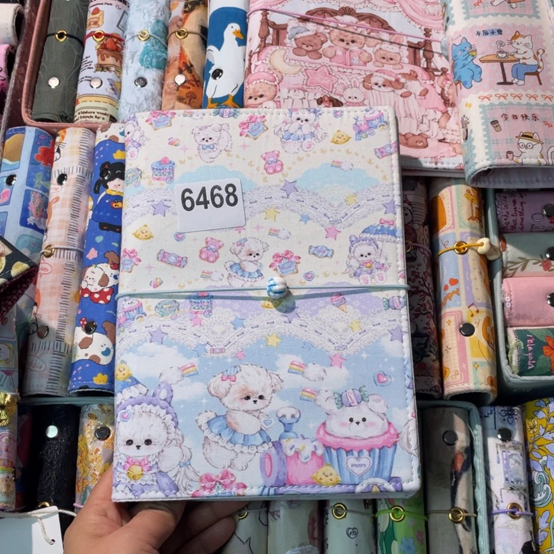 织绣A5 活页不加纸6468