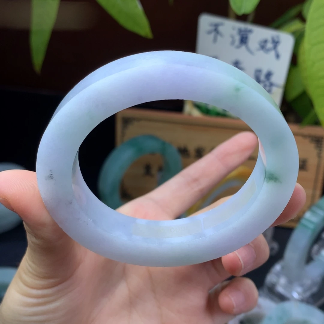 定制翡翠手镯未镶嵌贵妃56-59