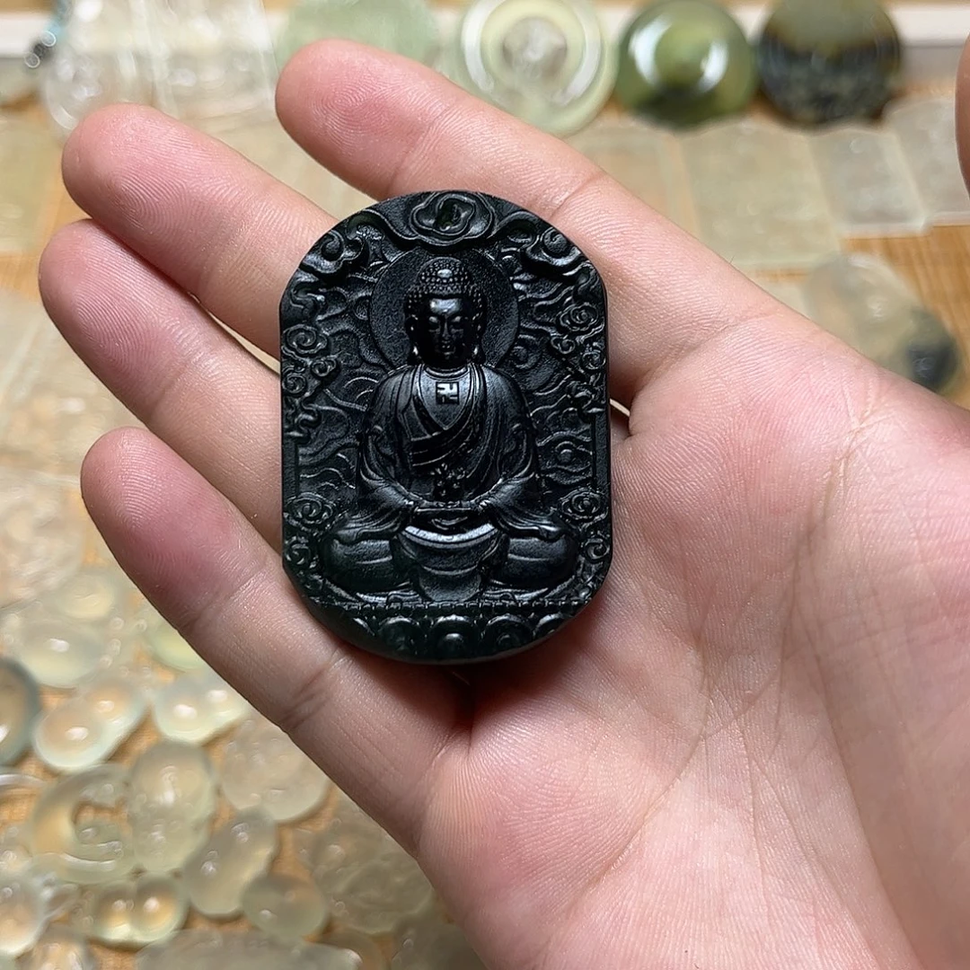 *****未镶嵌岫玉颈饰吊坠