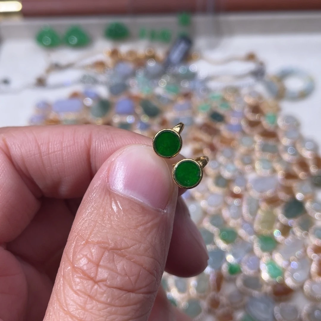 翡翠银S925镶嵌颈饰