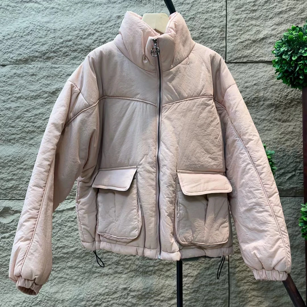 8361新款秋冬加厚休闲百搭减龄上衣棉服