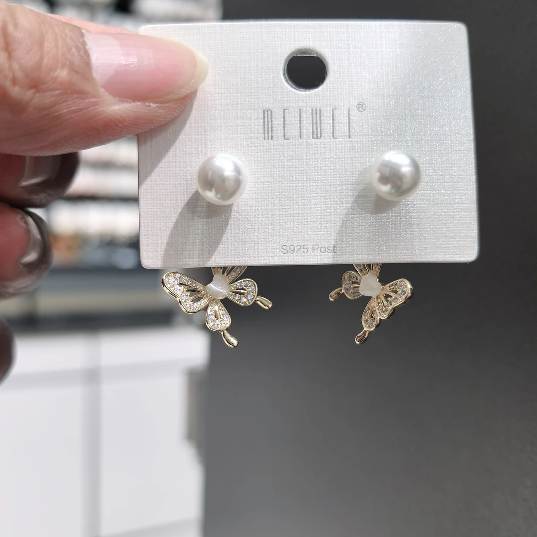 铜合金耳饰 66区 6628 轻奢新款时尚手工气质套装饰品