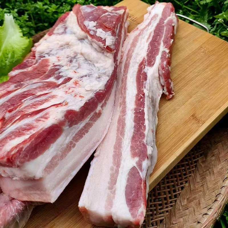 （五花肉）正宗农家土猪肉新鲜现杀跑山黑猪