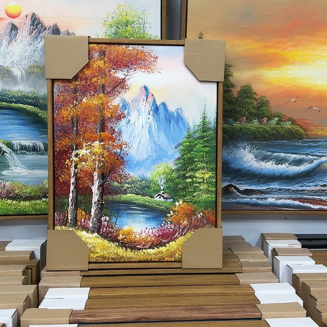 油画3040油画作品入选全国美展并