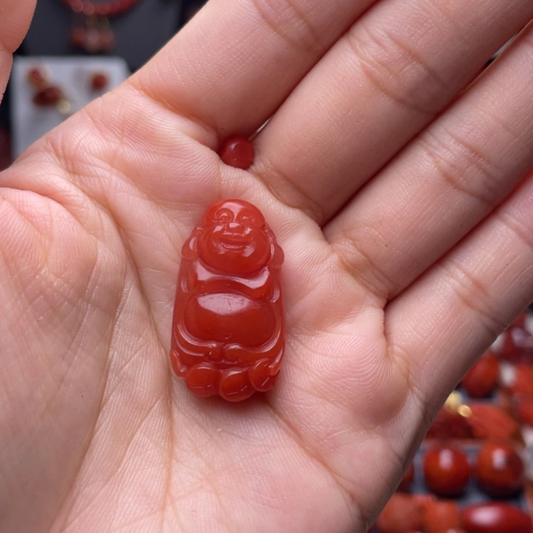 【闪购商品】南红玛瑙弥勒佛未镶嵌