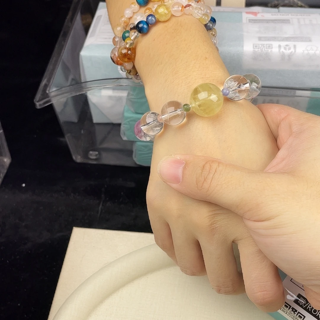 手串银S925镶嵌水晶