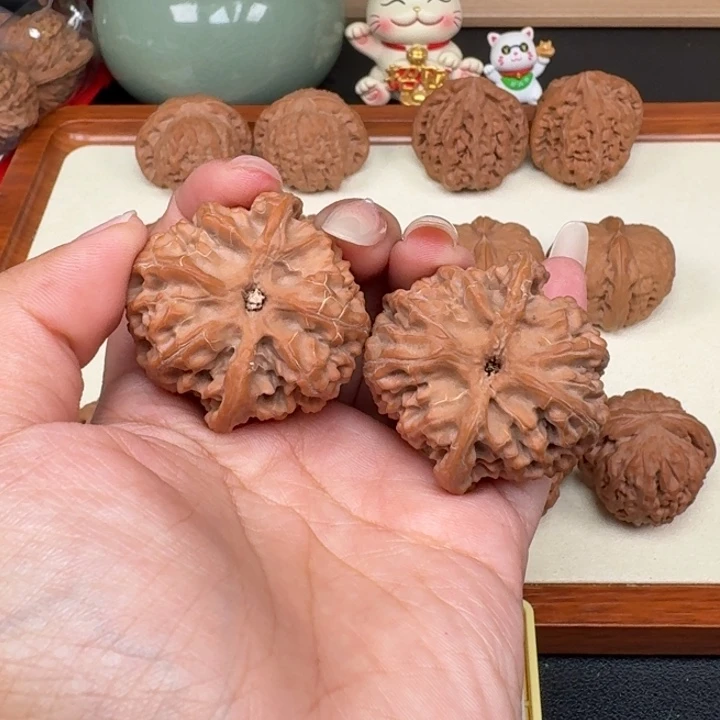 管***腿把件文玩核桃全品苹果41