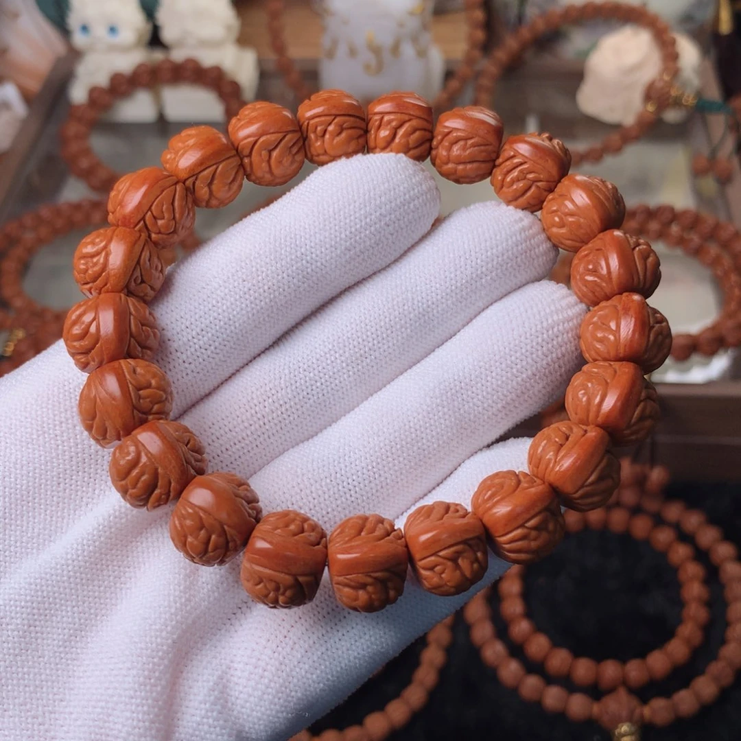 吊坠桃核荔枝手串14