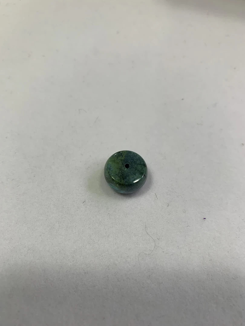 天然原矿绿松石墩子