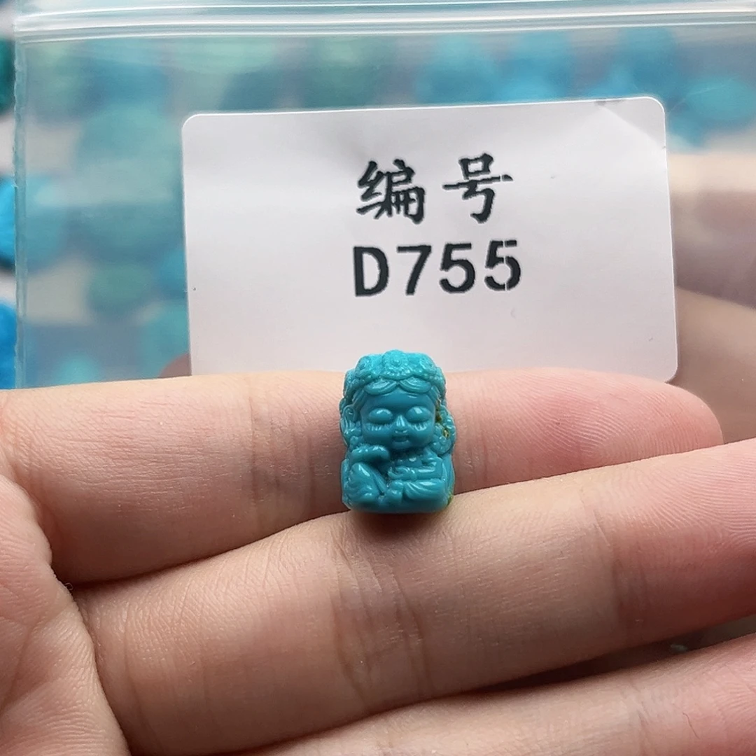 未镶嵌绿松石天然原矿雕刻绿松石