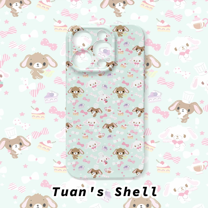 可爱甜点兔菲林软壳适用苹果VIVO华为OPPO小米荣耀一加手机壳