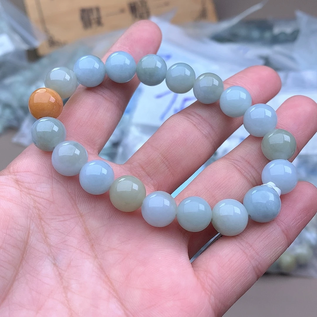 未镶嵌手链翡翠手串