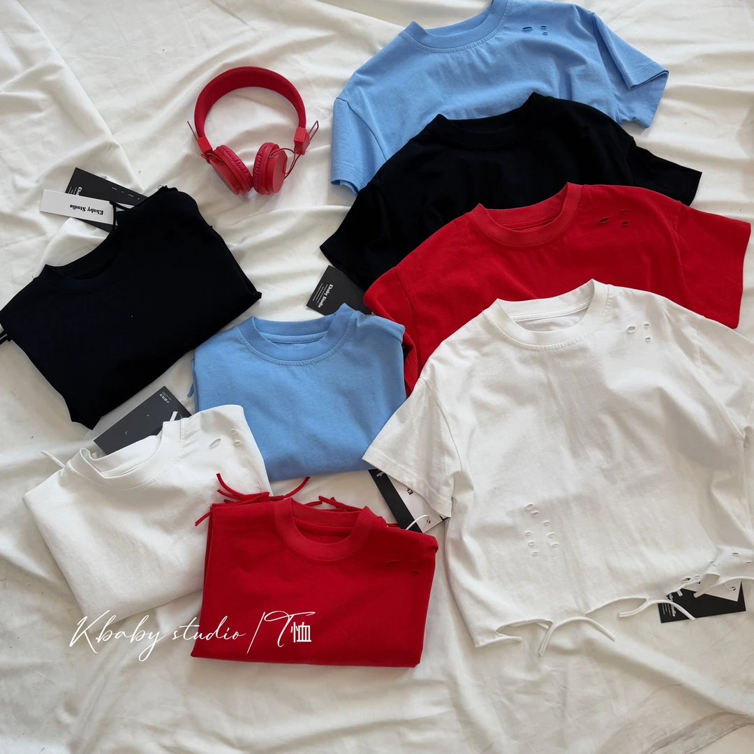 kb6005 | 【早春•破洞】春季儿童 年年必备打底衫 万能百搭款式！！！