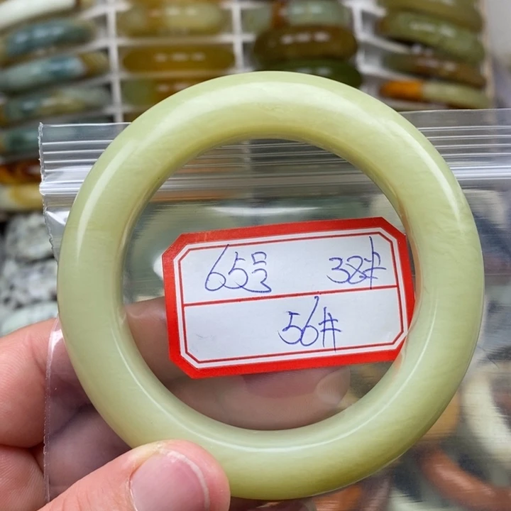 未镶嵌蛇纹石玉手绳