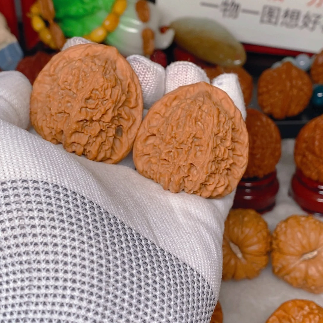 W***Q文玩核桃吊坠43南疆石